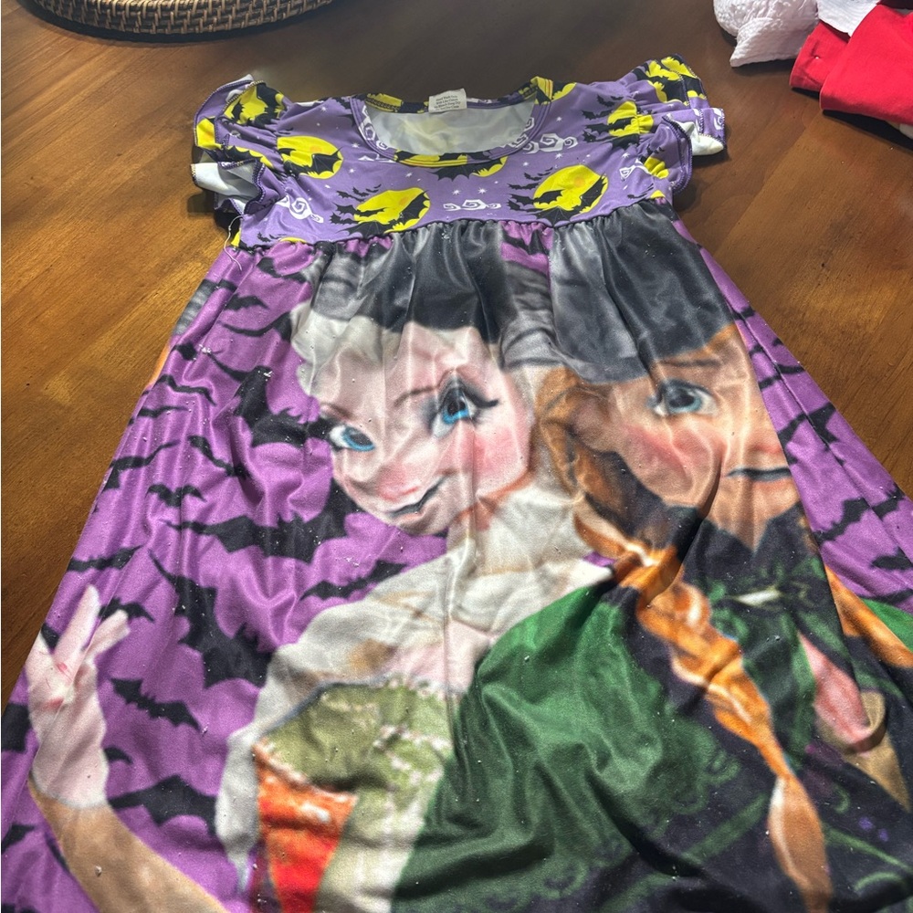 Kids Frozen-Themed Purple Costume Dress